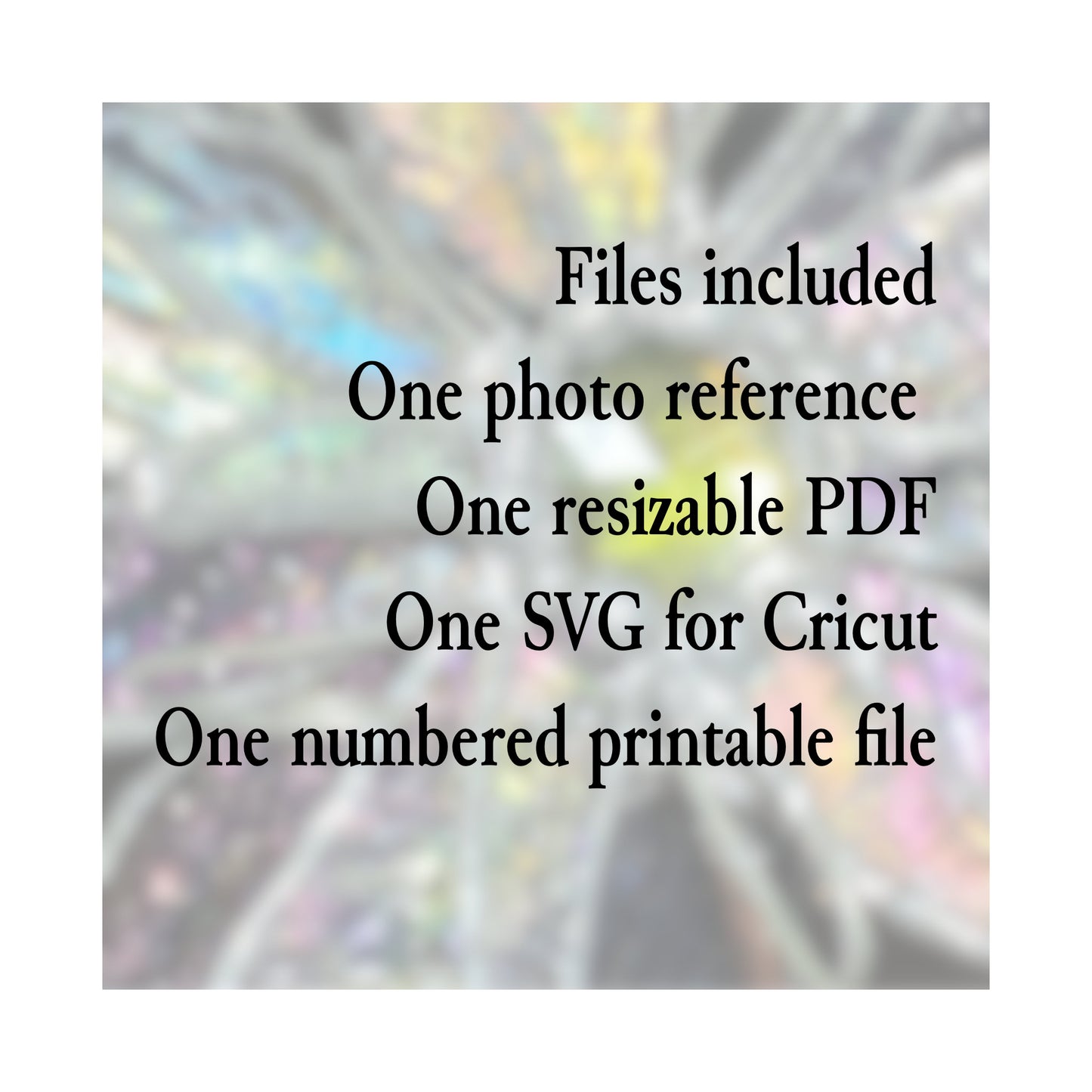 BABY OPOSSUMS • set of two • Stained Glass Pattern • Digital Download