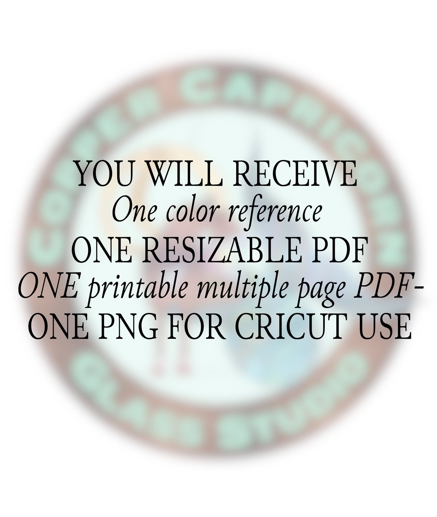 Orca Stained Glass Pattern Digital Download